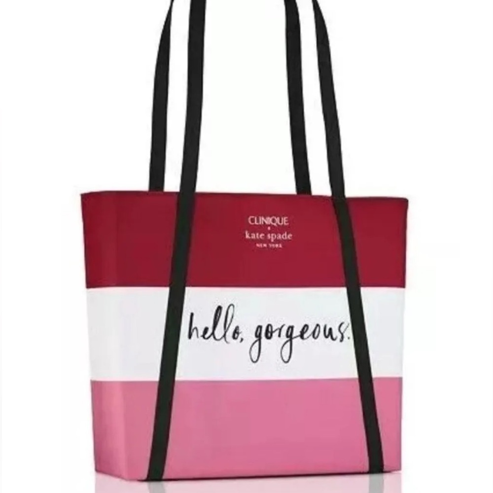 CLINIQUE x KATE SPADE NEW YORK LIMITED EDITION TOTE